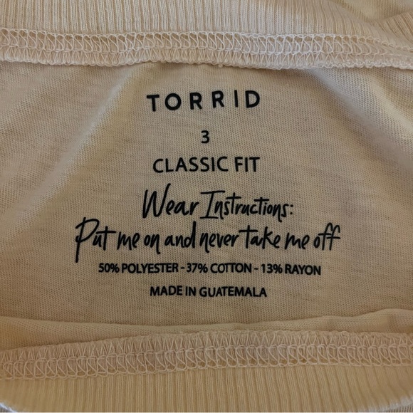 NWOT Yellow "You Grow Girl" Tank Top Torrid Size: 3 (3X) - Picture 3 of 3